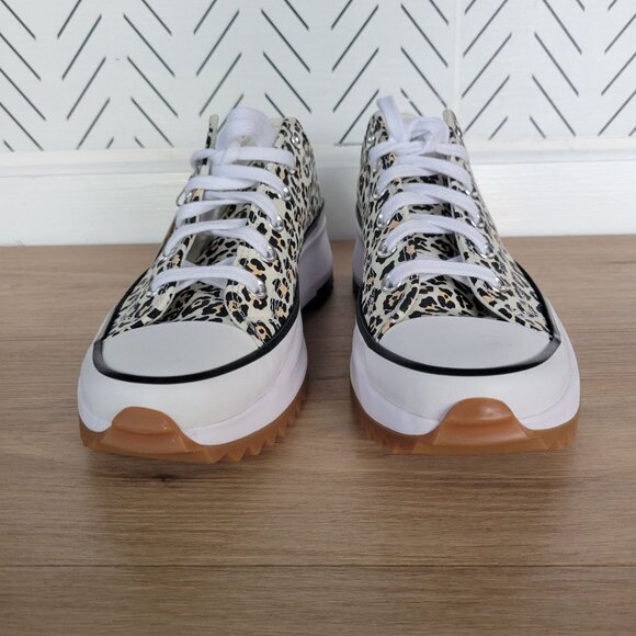 ❤️Converse Run Star Hike Platform Archive Leopard Sz 10 Mens Shoes White A16286C - Picture 3 of 9